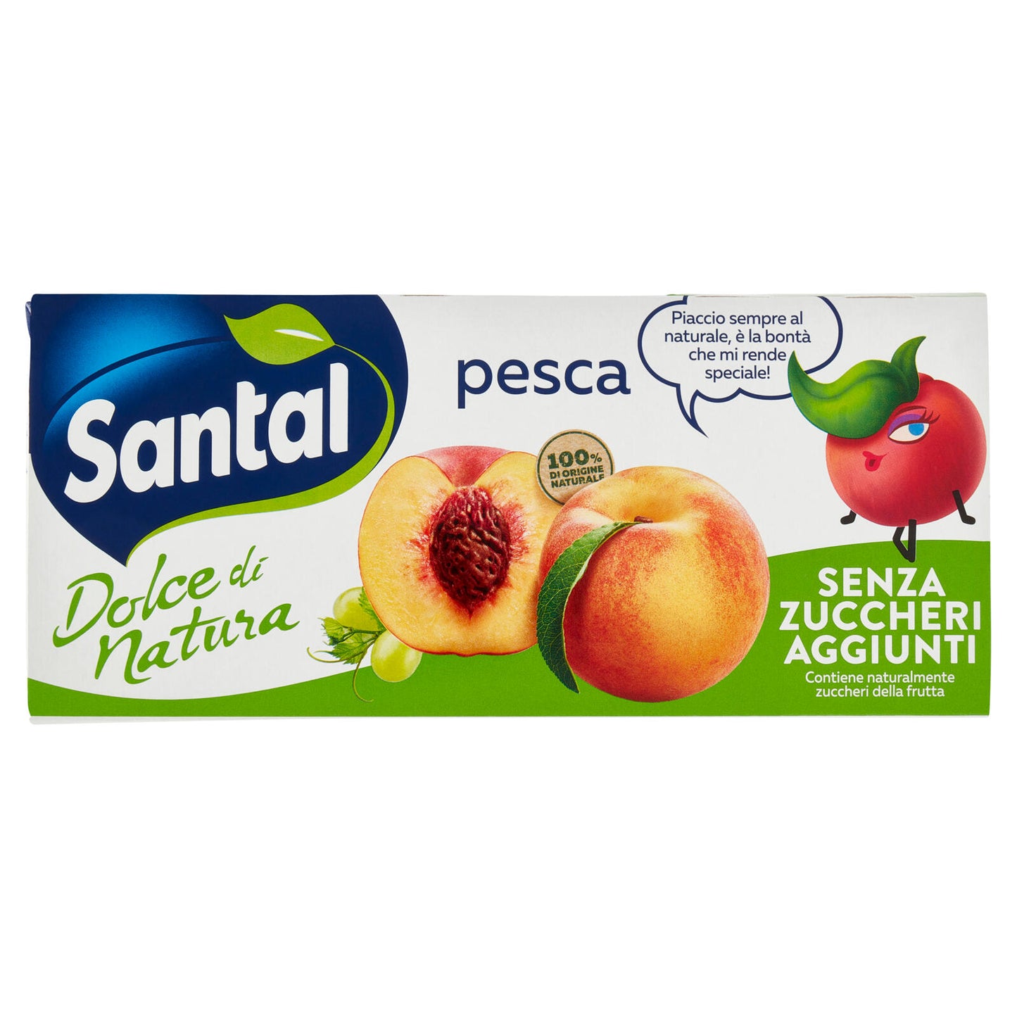 SUCCO SANTAL SENZA ZUCCHERO CON CANNUCCIA PESCA