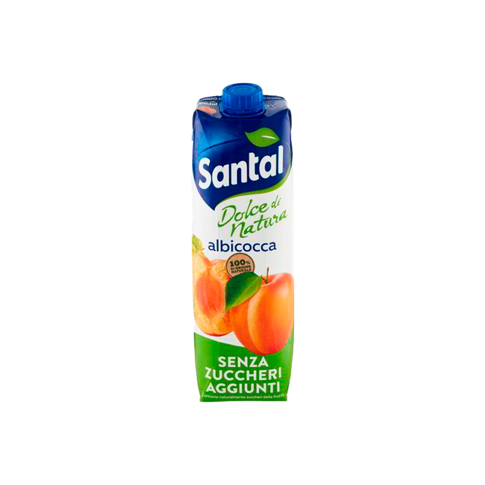 SUCCO SANTAL SENZA ZUCCHERO 1 LT ALBICOCCA